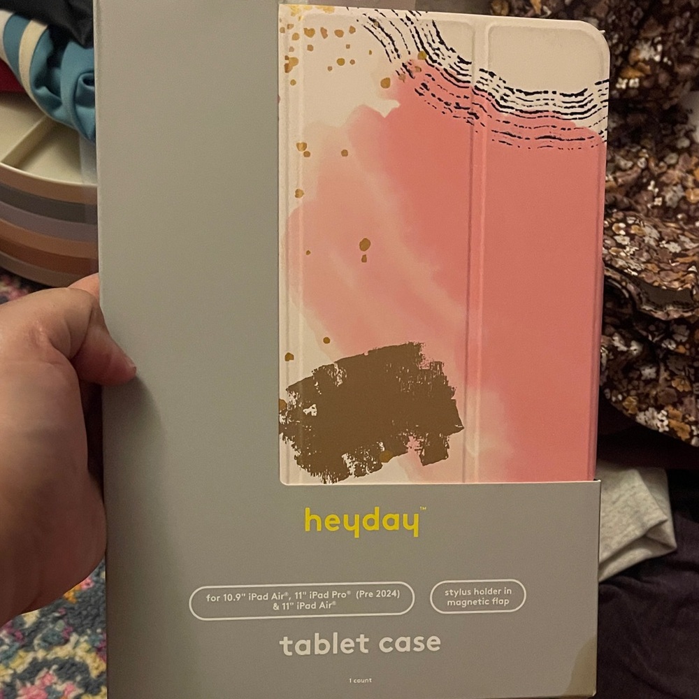 Heyday Pink and Gold Tablet Case